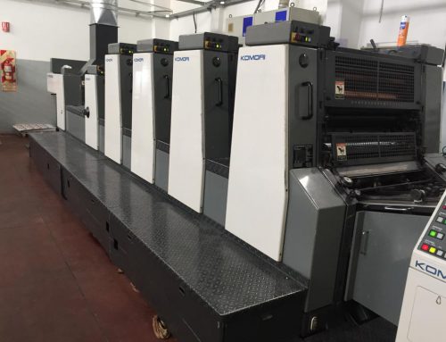 KOMORI LITHRONE 4 COLORES + BARNIZ